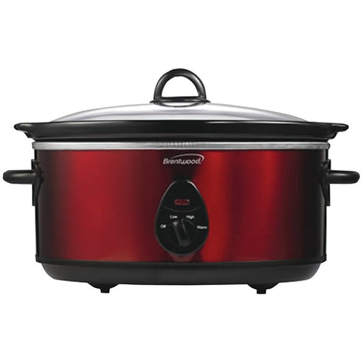 6.5QT SLOW COOKER RED