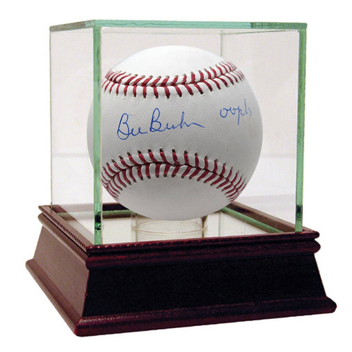 Bill Buckner Signed MLB Baseball w/ "Oops" Insc.