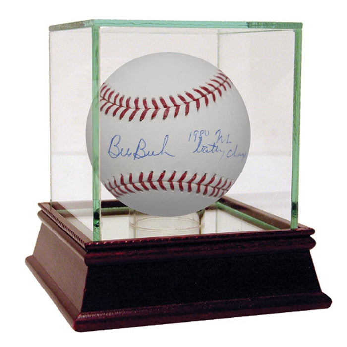 Bill Buckner Signed MLB Baseball w/ "1980 NL Batting Champ" Insc.