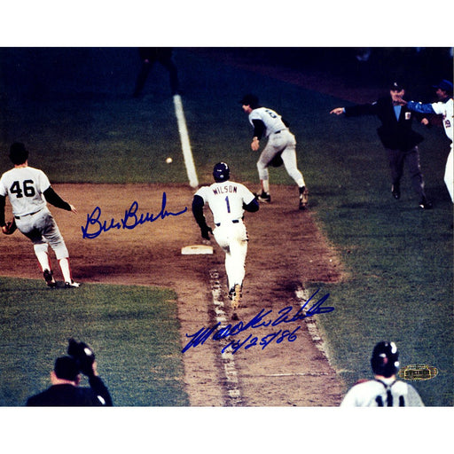 Mookie Wilson/Bill Buckner Dual Signed 8x10 Photo