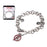 Avengers A Logo Red Bling Gems Charm Bracelet               