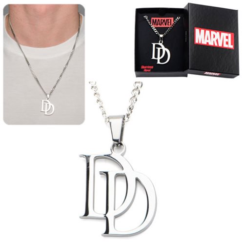 Daredevil Pendant with Chain Stainless Steel Necklace       