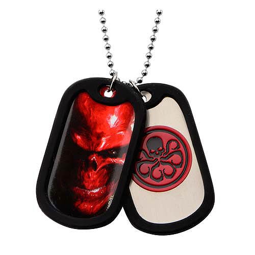 Agents of SHIELD Hydra Dog Tags with Chain Necklace         