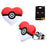 Pokemon Poke Ball Heart Shape Stainless Steel Stud Earrings 