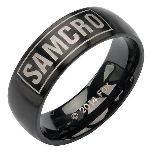 Sons of Anarchy SAMCRO Black Ring                           