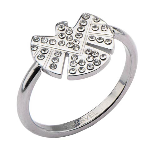 Agents of SHIELD Logo Bling Gems Ring                       