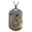 Star Wars VII BB-8 Droid Laser Etched Dog Tag Necklace      