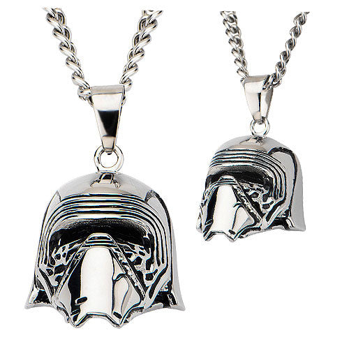 Star Wars VII Kylo Ren 3D Cast Stainless Steel Necklace     