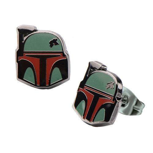 Star Wars Boba Fett Stud Earrings                           