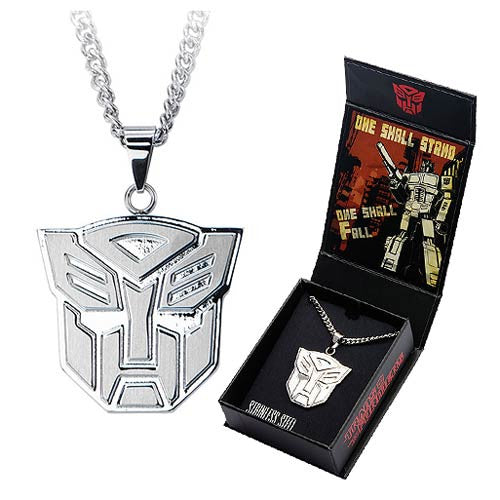 Transformers Autobots Logo Pendant with Chain Necklace      