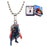 Thor Stainless Steel Cut Out Pendant Necklace               