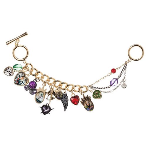 Disney Villains Multi Charm Bracelet                        