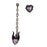 Maleficent Mismatched Earring Set                           