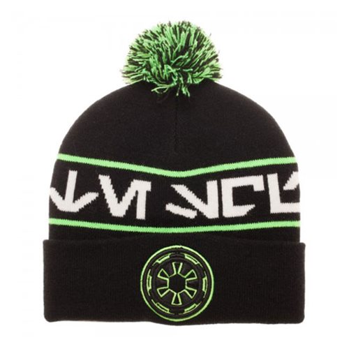 Star Wars Rogue One Empire Cuff Pom Beanie Hat              