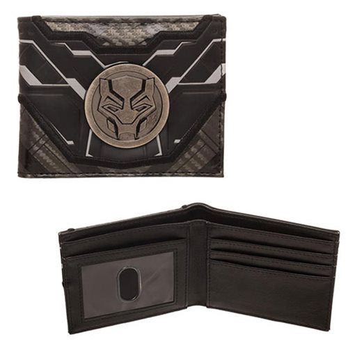 Black Panther Black Bi-Fold Wallet                          