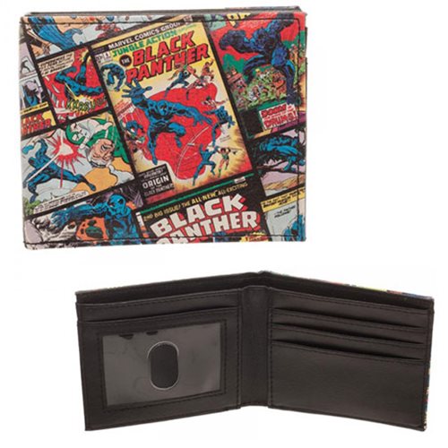 Black Panther Comic Bi-Fold Wallet                          