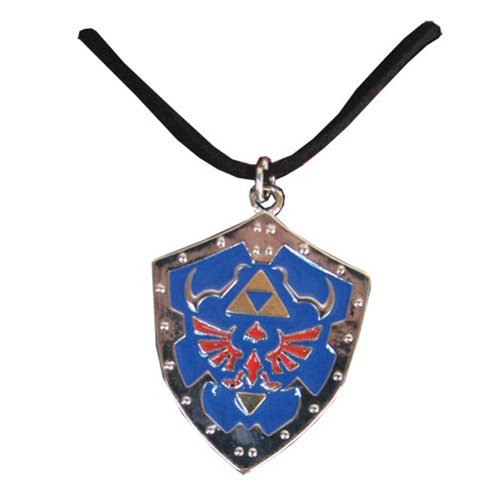 Nintendo Zelda Shield Necklace                              