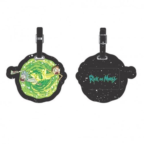 Rick and Morty Portal PU Luggage Tag                        