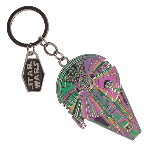 Star Wars Solo Millennium Falcon Iridescent Key Chain       