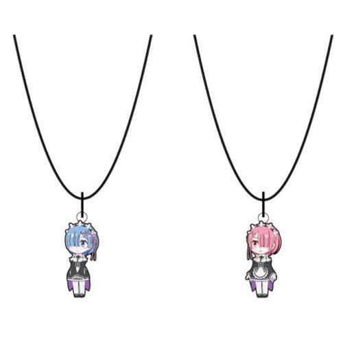 Re:Zero Rem and Ram Bestie Necklaces                        