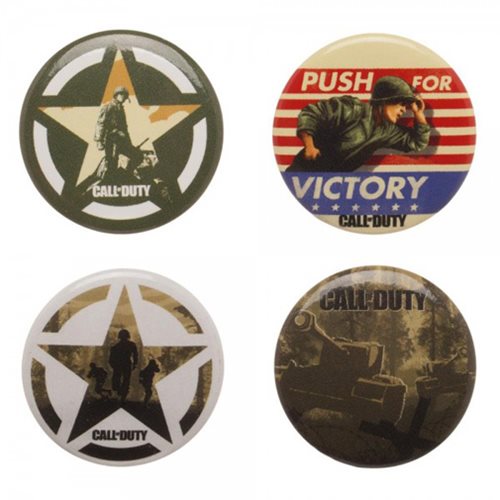 Call of Duty: WWII Button 4-Pack                            