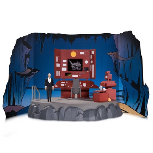 Batman The Animated Series Batcave with Alfred Playset