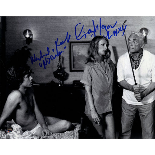 Cindy Morgan/Michael O'Keefe Dual Signed B/W 8x10 Movie Photo w/"Lacey  Noonan" Insc.