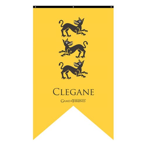 Game of Thrones Clegane Sigil Banner                        