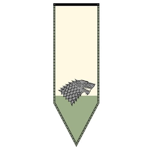 Game of Thrones Stark Winterfell Banner                     