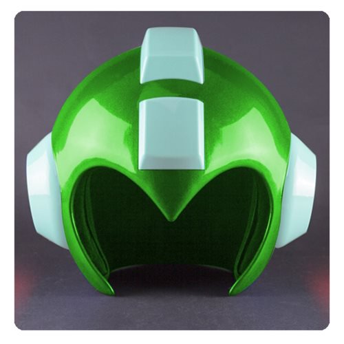 Mega Man Green Leaf Shield Wearable Helmet Prop Replica     