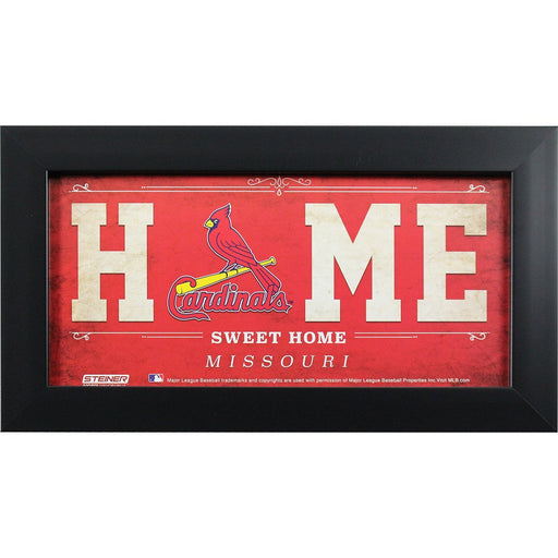 St Louis Cardinals 6x12 Home Sweet Home Sign