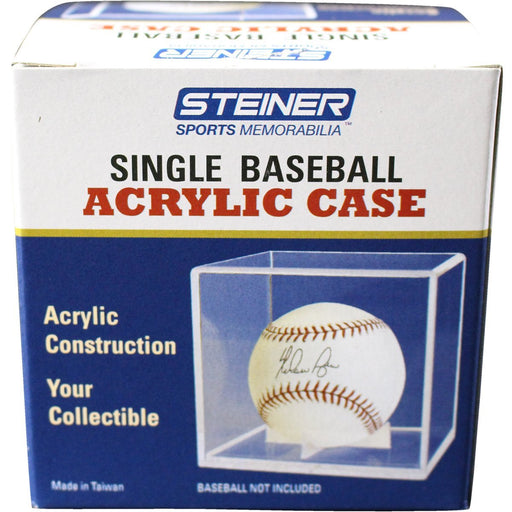 Steiner Clear Acrylic Baseball Cube Case