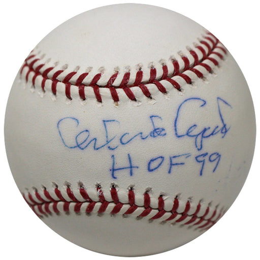 Orlando Cepeda MLB Baseball w/" HOF 99" Insc (MLB Auth) - Imperfect