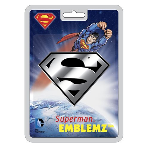 Superman Logo Chrome Injection-Molded Emblem                