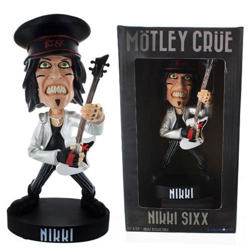 Motley Crue Nikki Sixx Exclusive Hat Version Bobble Head    