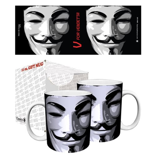 V for Vendetta Mask 11 oz. Mug                              