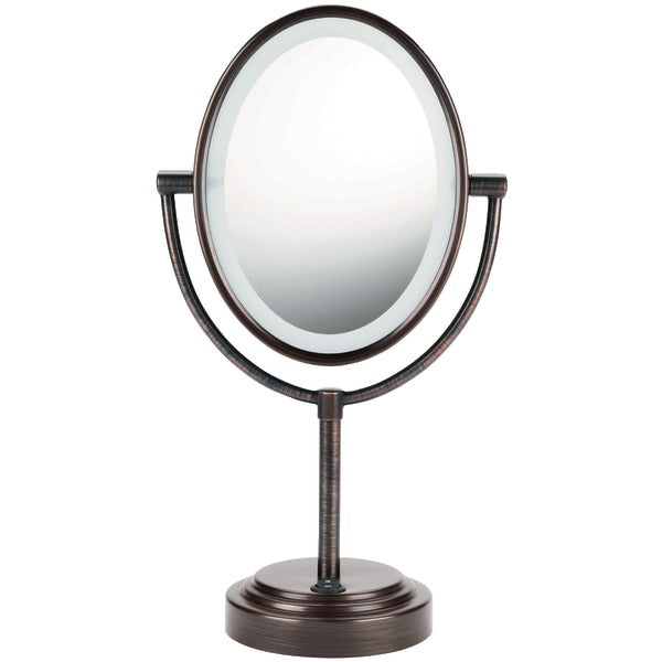 LIGHTED MIRROR BRONZE