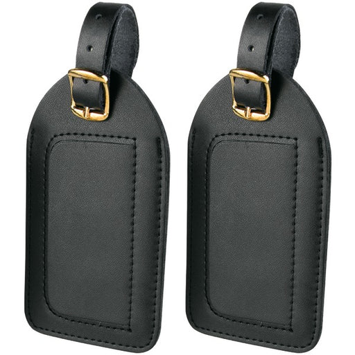 LEATHER LUGGAGE TAGS 2 PK