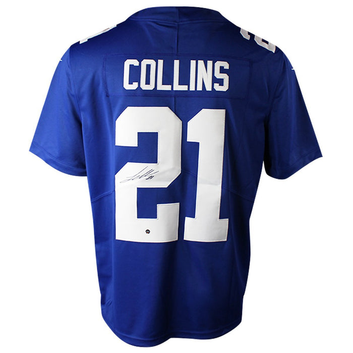 Landon Collins Signed Blue New York Giants Limited Twill Jersey