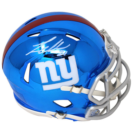 Landon Collins Signed Riddell New York Giants Chrome Speed Mini Helmet