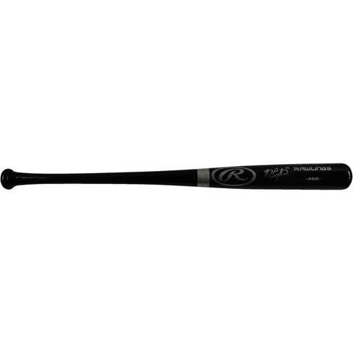 Michael Conforto Signed Rawlings Black Big Stick Full Size Bat