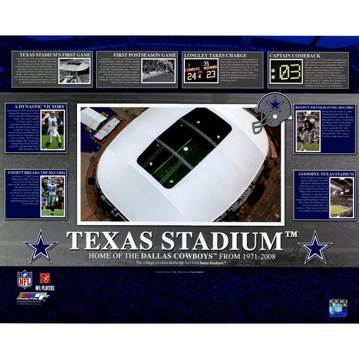 Texas Stadium End Zone View of the Roof 16x20 Photo