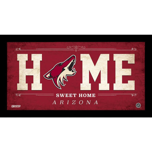 Arizona Coyotes 6x12 Home Sweet Home Sign