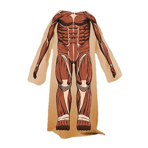 Attack on Titan Colossus Titan Snuggler Blanket             