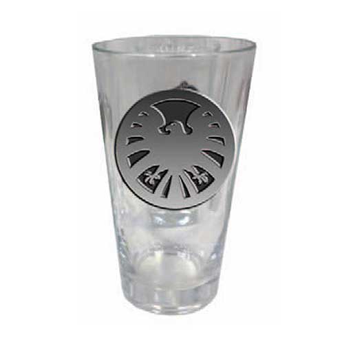 Marvel Colored SHIELD Logo Pint Glass                       