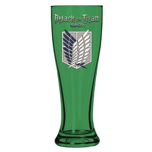 Attack on Titan Scouting Corps 12 oz. Pilsner Glass         