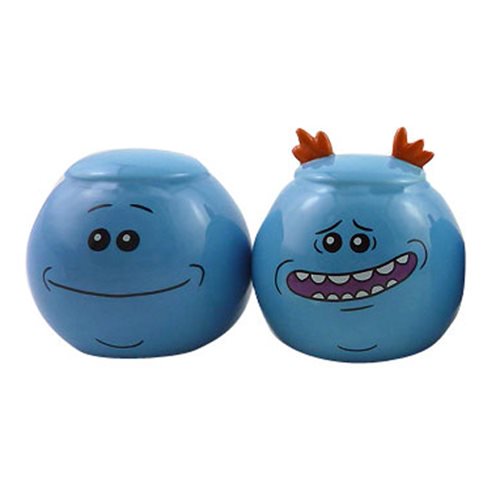 Rick and Morty Mr. Meeseeks Salt and Pepper Shaker Set      