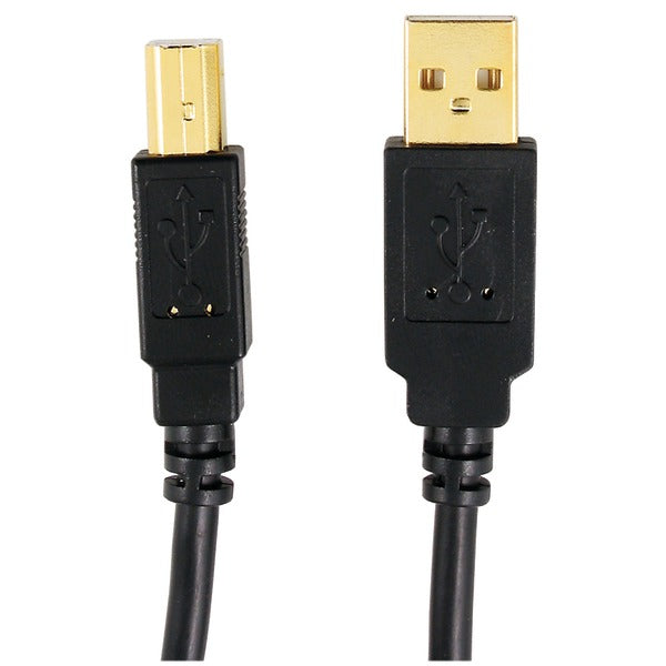 CABLE USB MALE A-B 10'