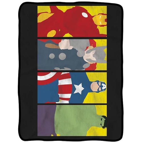 Avengers Minimalist Art Fleece Throw Blanket                