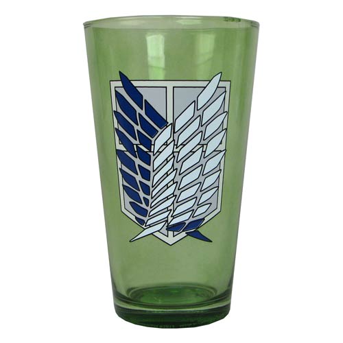 Attack on Titan Scout Emblem 16 oz. Pint Glass              